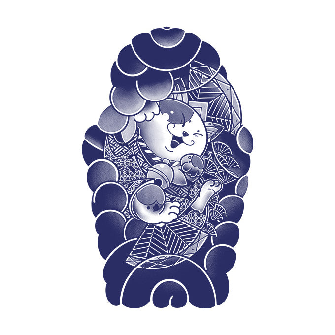 2 Sheets Upper Arm and Shoulder Semi Permanent Tattoo Stickers BJ-Set02