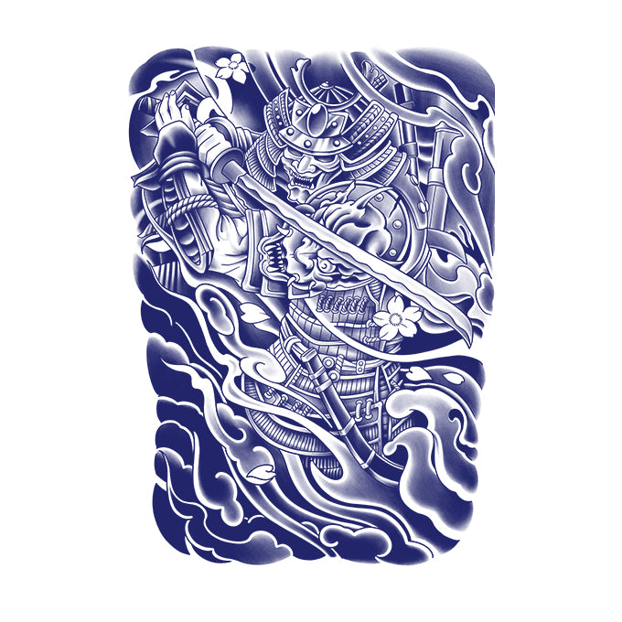 1 Sheet Full Back Semi Permanent Tattoo Stickers HM-023