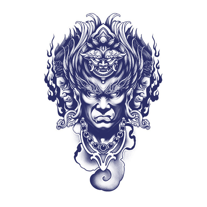 2 Sheets Half Arm Semi Permanent Tattoo Stickers HY-Set07
