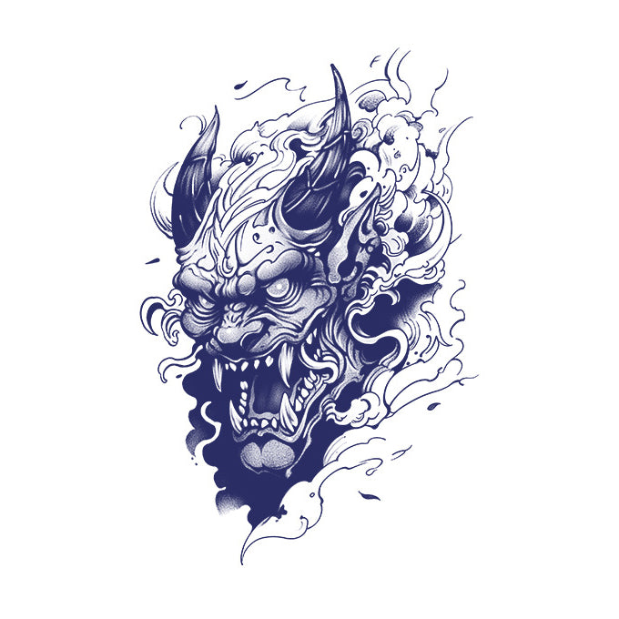 2 Sheets Half Arm Semi Permanent Tattoo Stickers HY-Set07